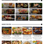 Template Wordpress Blog food